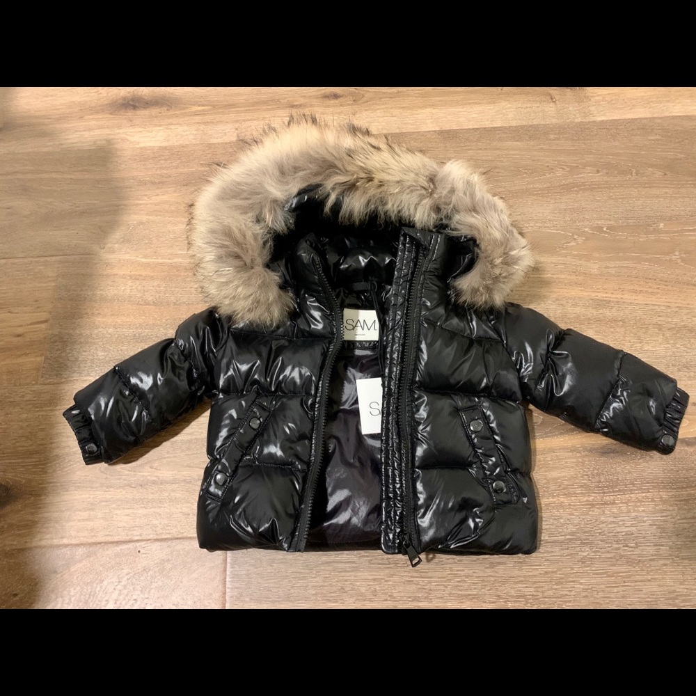 SAM. Snowbunny Down Bubble Jacket JET black